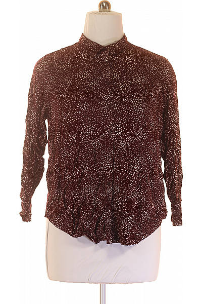 Marks & Spencer Vzorovaná Dámská Košile Vínová Vel. 48 | Marks & Spencer | obrázek 2