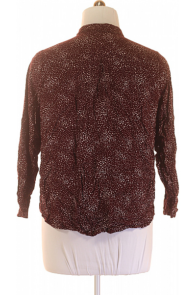 Marks & Spencer Vzorovaná Dámská Košile Vínová Vel. 48 | Marks & Spencer | obrázek 3