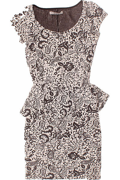 Šaty Černobílé Bershka Second hand Vel. S