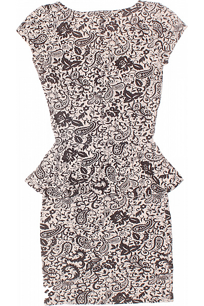 Šaty Černobílé Bershka Second hand Vel. S