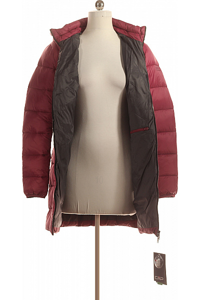 Dámská Zimní Dlouhá Bunda Polyamidová Vínová CMP