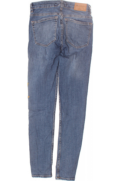 ZARA Dámské Džíny Modré Second hand Vel. 36