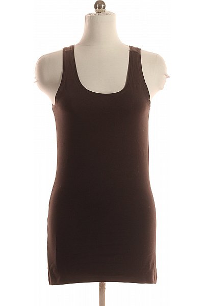 Jednoduché Dámské Tričko Hnědé ONLY Second hand Vel. L