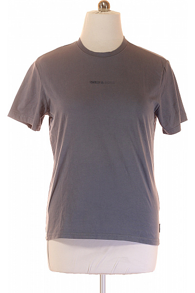 ONLY & SONS Jednoduché Pánské Tričko Modré Vel. L