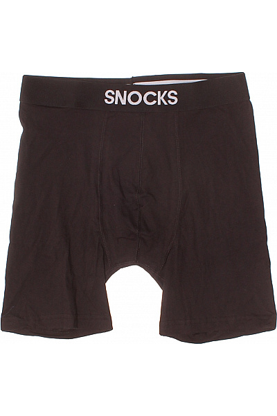 Snocks Pánské Spodní Prádlo Bavlněné Černé