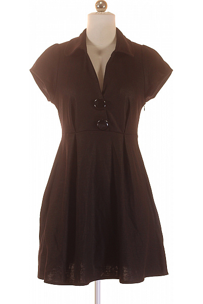  Šaty Pletené Černé River Island Second hand Vel. 36