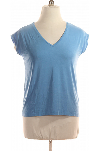 PIECES  Halenka Jednobarevná Modrá Vel. XL