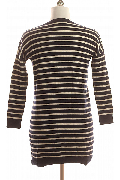 Hobbs  Šaty Pletené Merino Modré Vel.  38