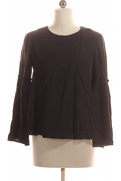 Topshop  Halenka Jednobarevná Černá Second hand Vel. 36