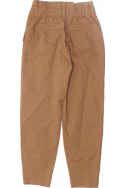 ZARA Dámské Chino Kalhoty Khaki Vel. XS