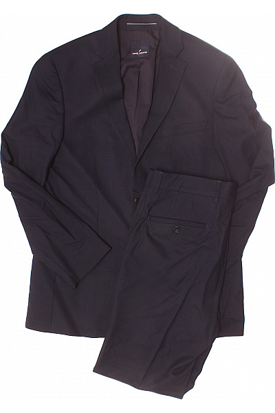 Pánský Společenský Oblek Modrý DANIEL HECHTER