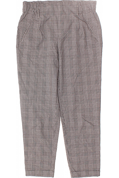 ZARA Dámské Kalhoty Černobílé Second hand Vel. S