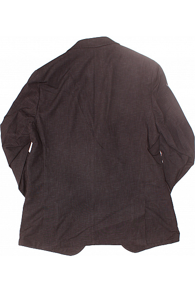 DANIEL HECHTER Společenské Pánské Sako Polyesterové Šedé