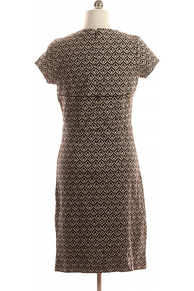  Šaty Pletené Černobílé NOA Vel. S