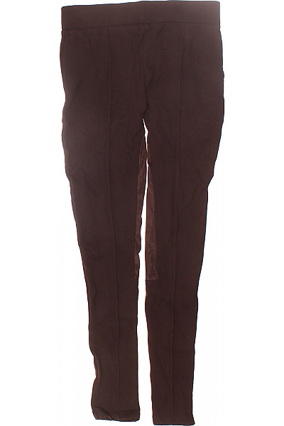 ZARA Dámské Legíny Hnědé Second hand Vel. S