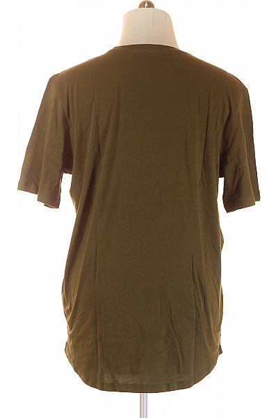 Jednoduché Pánské Tričko Khaki JACK & JONES Vel. XXL
