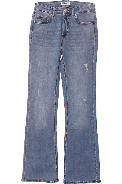 Roztrhané Dámské Džíny Modré ONLY Second Hand Vel. 32