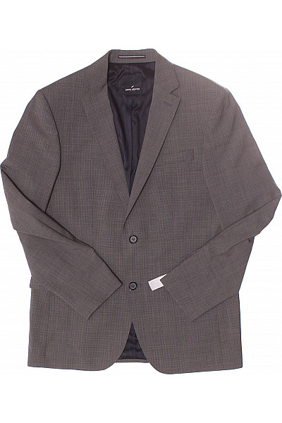 DANIEL HECHTER Pánský Komplet Vlněný Šedý Vel. 48