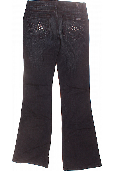 Bootcut Dámské Džíny Modré 7 For All Mankind Second hand Vel. 26