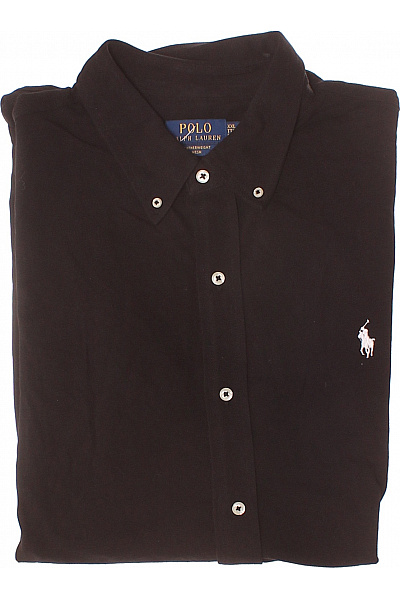 Pánská Košile Černá Ralph Lauren Vel. XXL