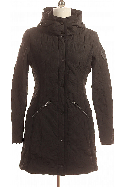 DESIGUAL Prošívaná Dámská Bunda Černá Vel. 40