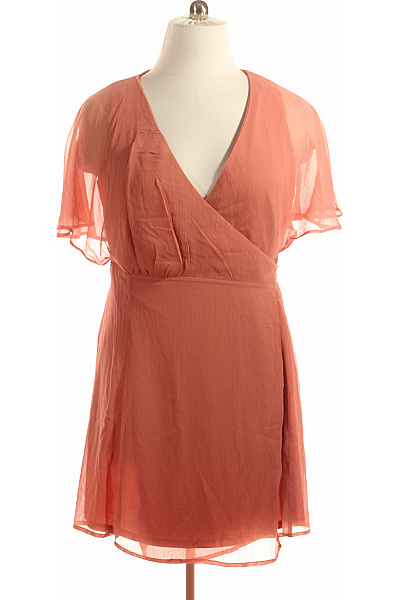 VILA Šaty Růžové Second hand Vel. 44