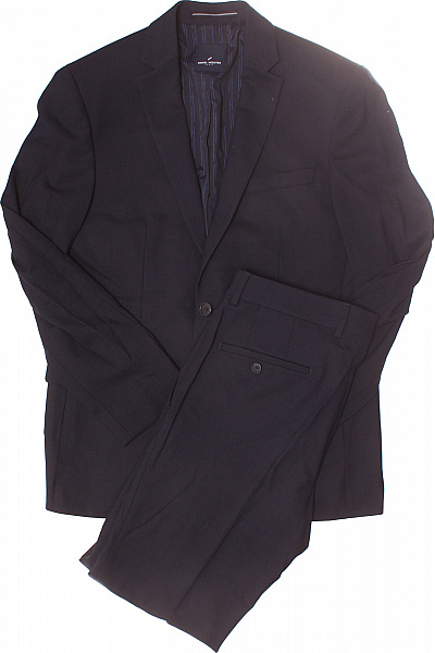 DANIEL HECHTER Pánský Společenský Oblek Modrý