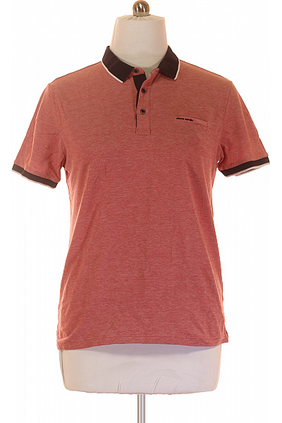 PIERRE CARDIN Pánské Tričko Červené Vel. XL