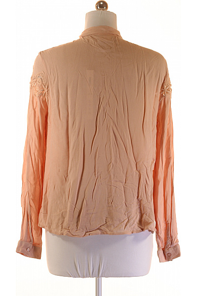 Společenská Dámská Košile Růžová VILA Second hand Vel. M