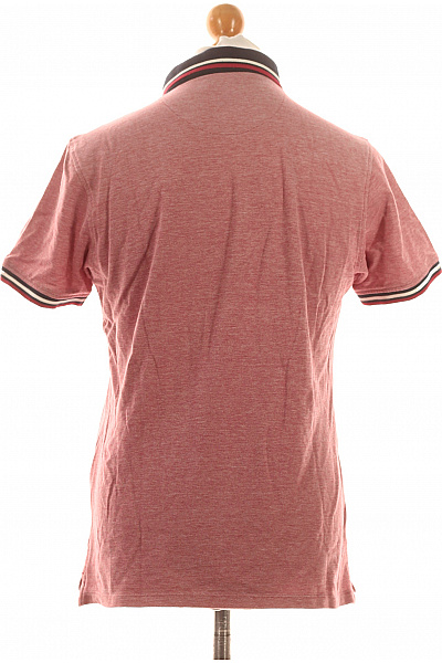 JACK & JONES Pánské Tričko s Límečkem Růžové Vel. L | JACK & JONES | obrázek 3