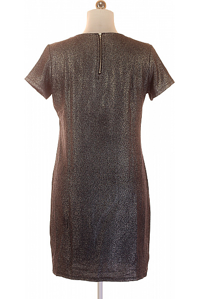 ONLY Tričkové  Šaty Stříbrné Vel. 38