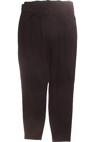 VERO MODA Dámské Kalhoty s Vysokým Sedem Černé Vel. XS