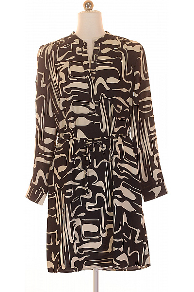 Košilové  Šaty Černobílé ONLY Second hand Vel. XS