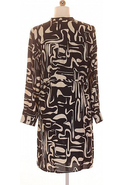 Košilové  Šaty Černobílé ONLY Second hand Vel. XS