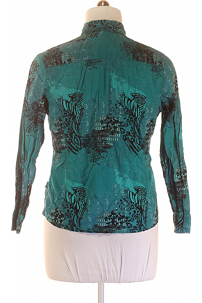 Vzorovaná Dámská Košile Zelená CECIL Second hand Vel. L