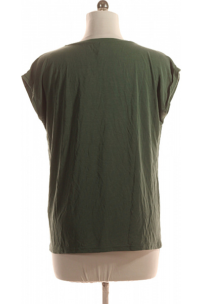 Dámské Tričko Zelené PIECES Vel. XL