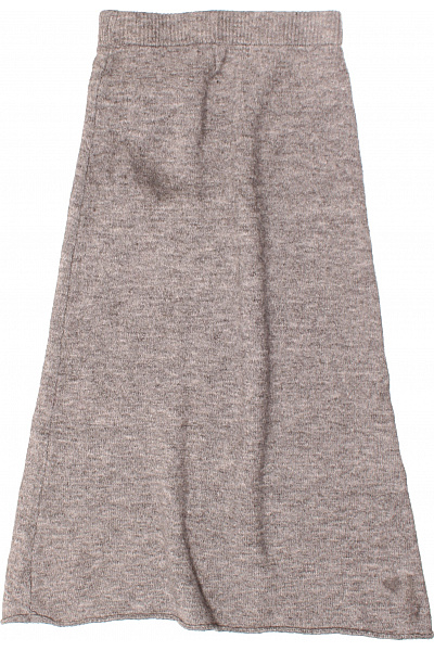 Dlouhá  Sukně Šedá PIECES Second hand Vel. XS