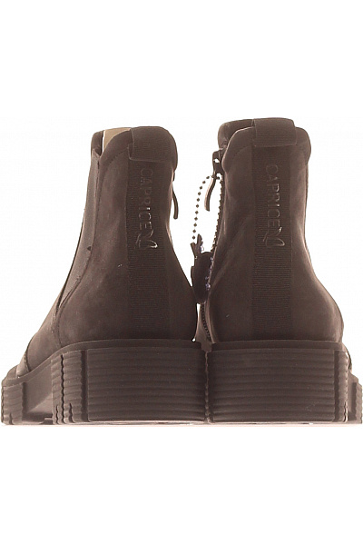 CAPRICE Dámské Kotníkové Boty Kožené Černé Vel. 38