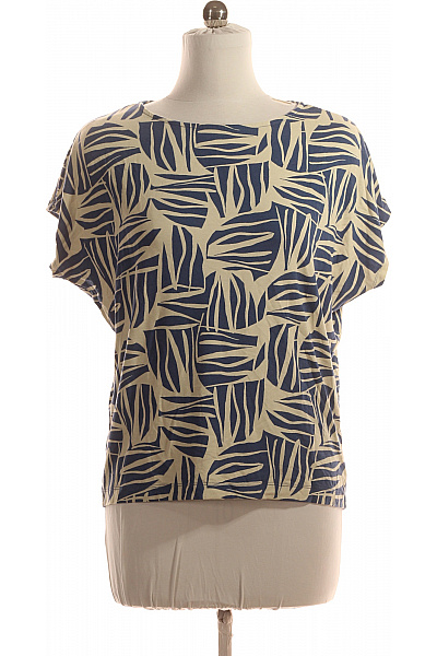 Dámské Tričko s Potiskem Modré S.OLIVER Vel. 40