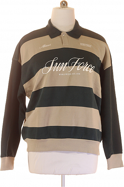 Bershka Pánská Mikina Bez Zapínání Barevná Vel. L