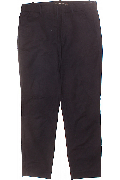 Dámské Chino Kalhoty Modré ZARA Vel. 36