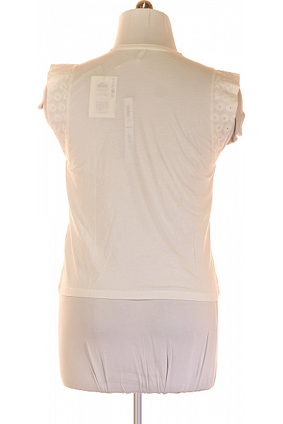  Halenka Jednobarevná Bílá ONLY Vel. L