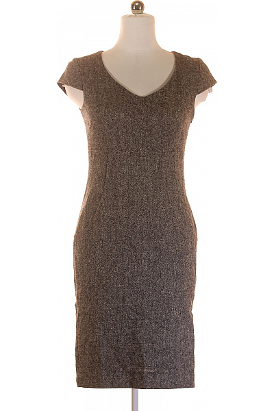 Hobbs Šaty Vlněné Šedé Second Hand