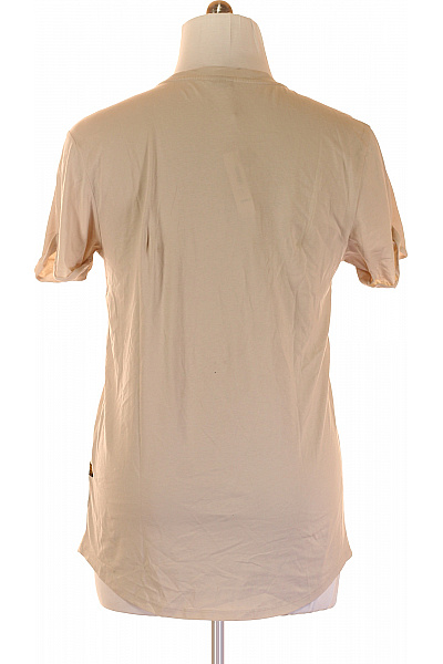 G-Star Jednoduché Pánské Tričko Béžové Second hand Vel. M