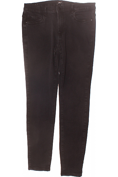 Slim Fit Pánské Džíny Černé ONLY Second Hand Vel. 32