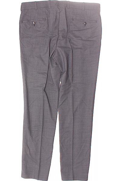 DANIEL HECHTER Společenský Oblek Polyesterový Modrý