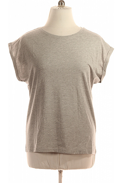 Jednoduché Dámské Tričko Šedé URBAN CLASSICS Vel. L