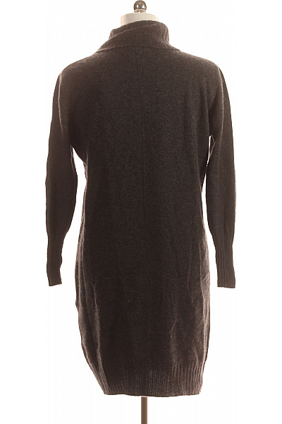 Pletené šaty Kašmírové Šedé Second hand Vel. 42