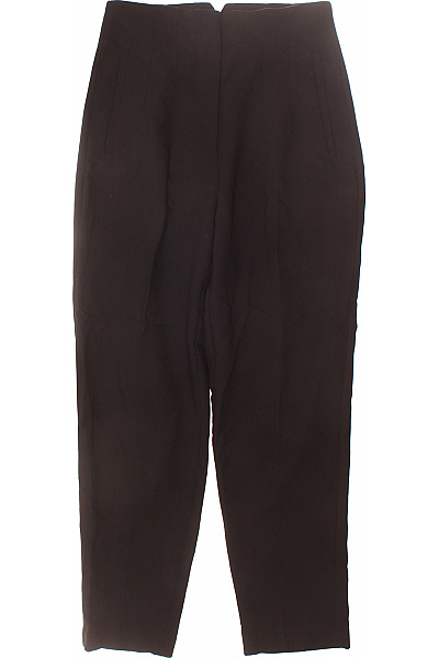 ZARA Dámské Kalhoty s Vysokým Sedem Černé Vel. S