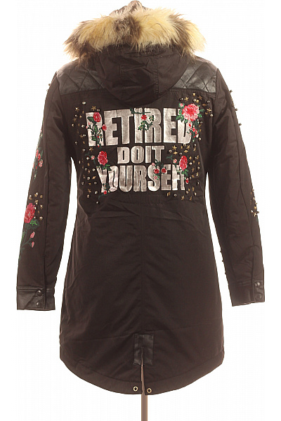 Dámská Bunda Černá Cipo&Baxx Vel. S